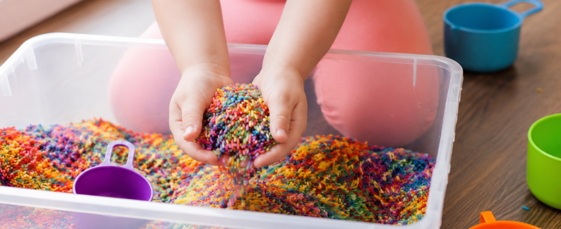 9 Easy Dollar Tree Sensory Bins Your Toddler Will Love