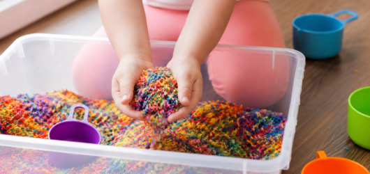 9 Easy Dollar Tree Sensory Bins Your Toddler Will Love